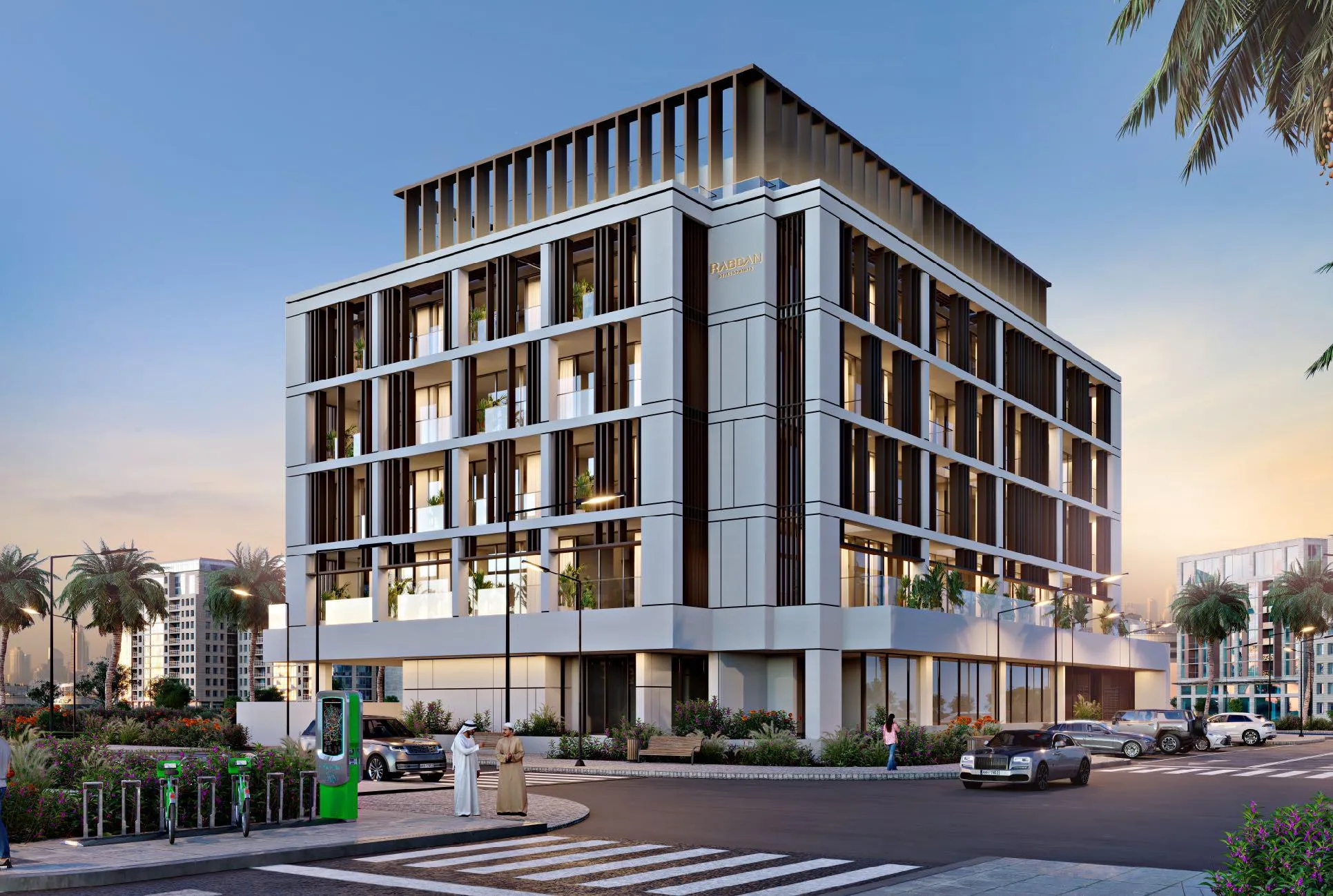 Rabdan Square exterior view