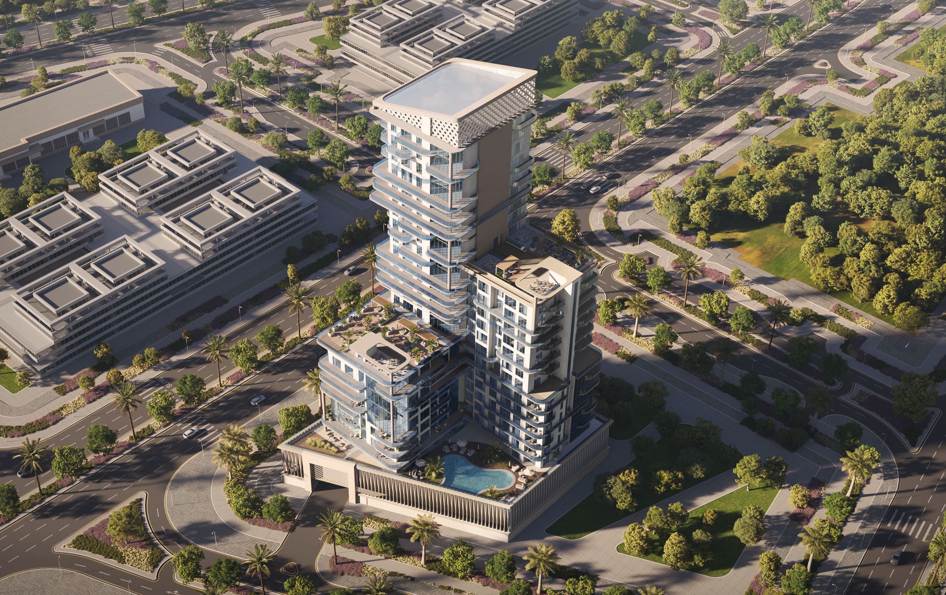 Radiant Garden Towers architecture