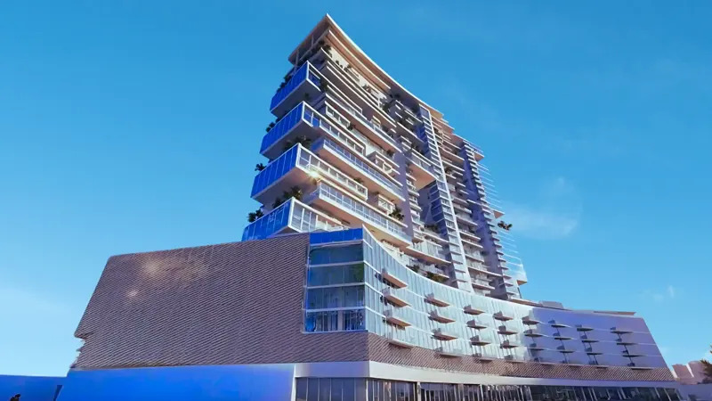 Radiant Marina Towers architecture