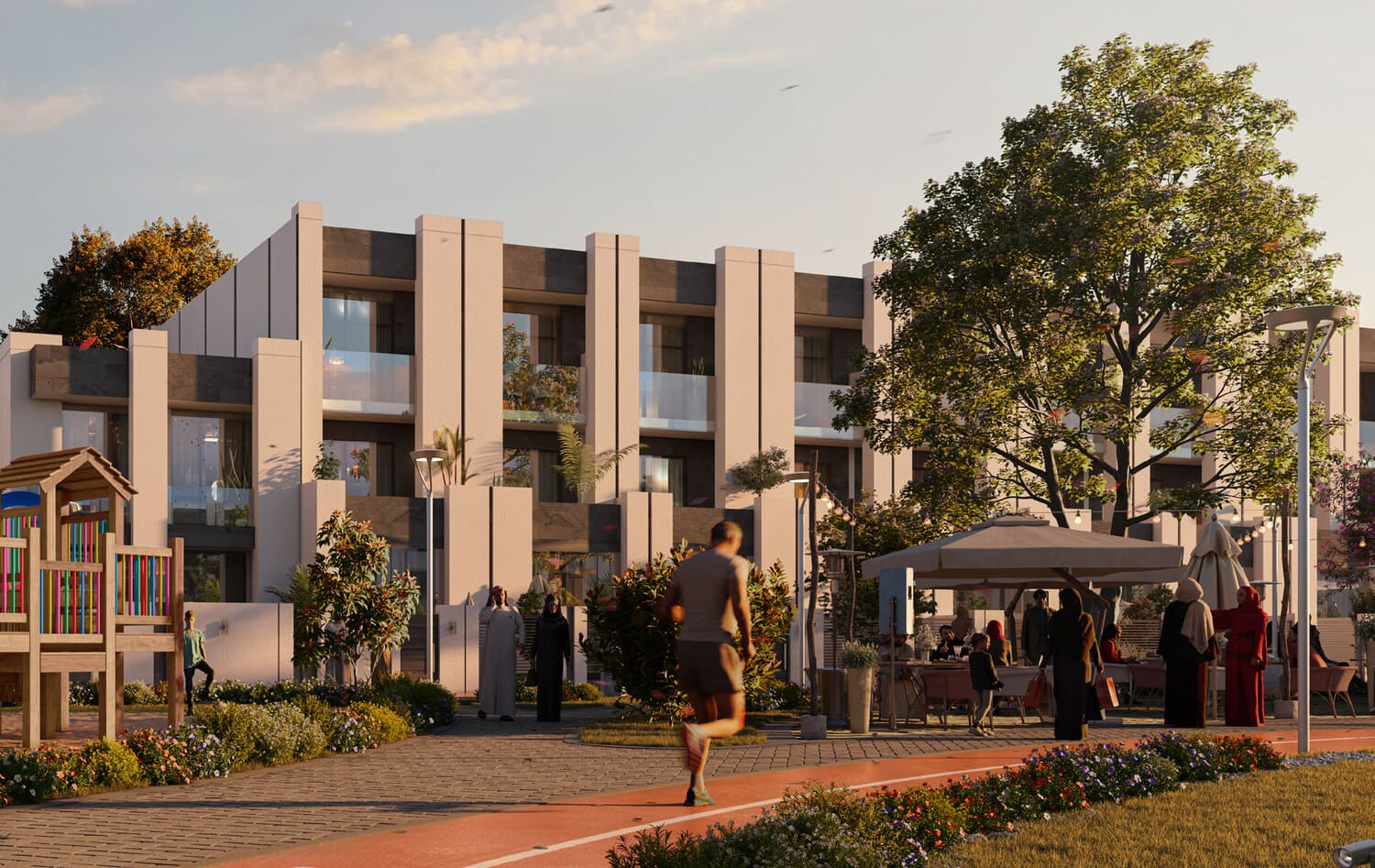 Reportage Village exterior view