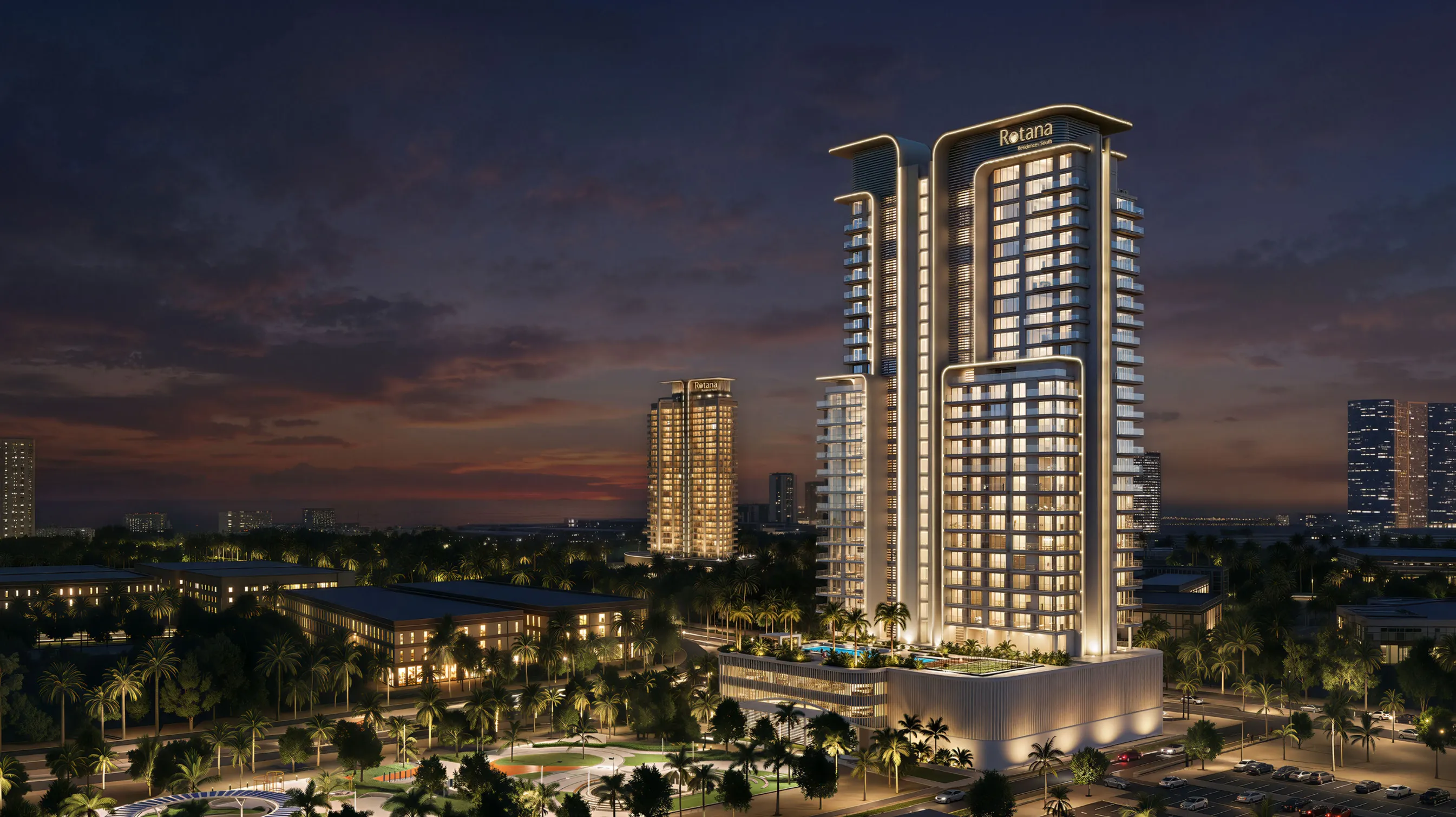 Rotana Residences South Tower architecture
