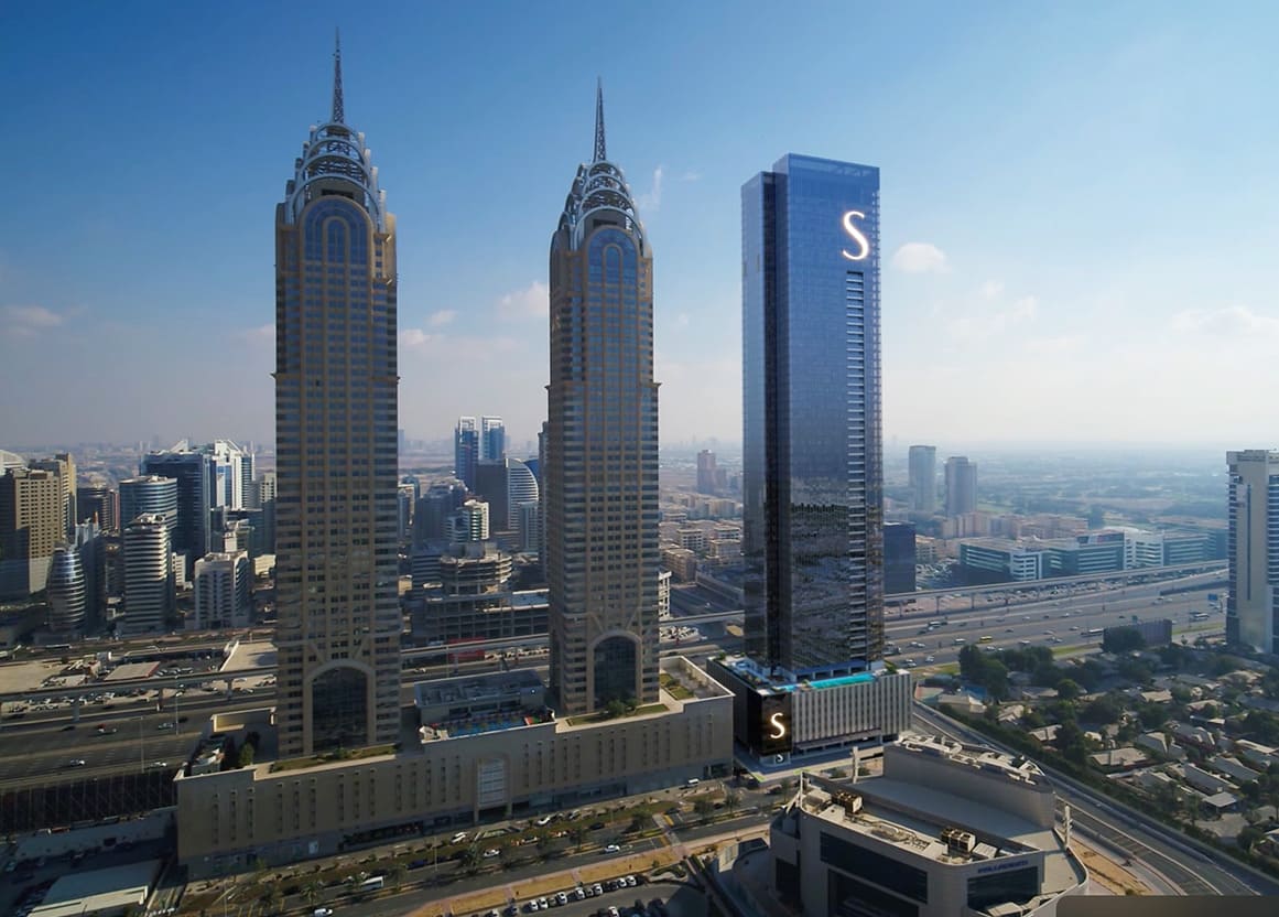 S-tower exterior view