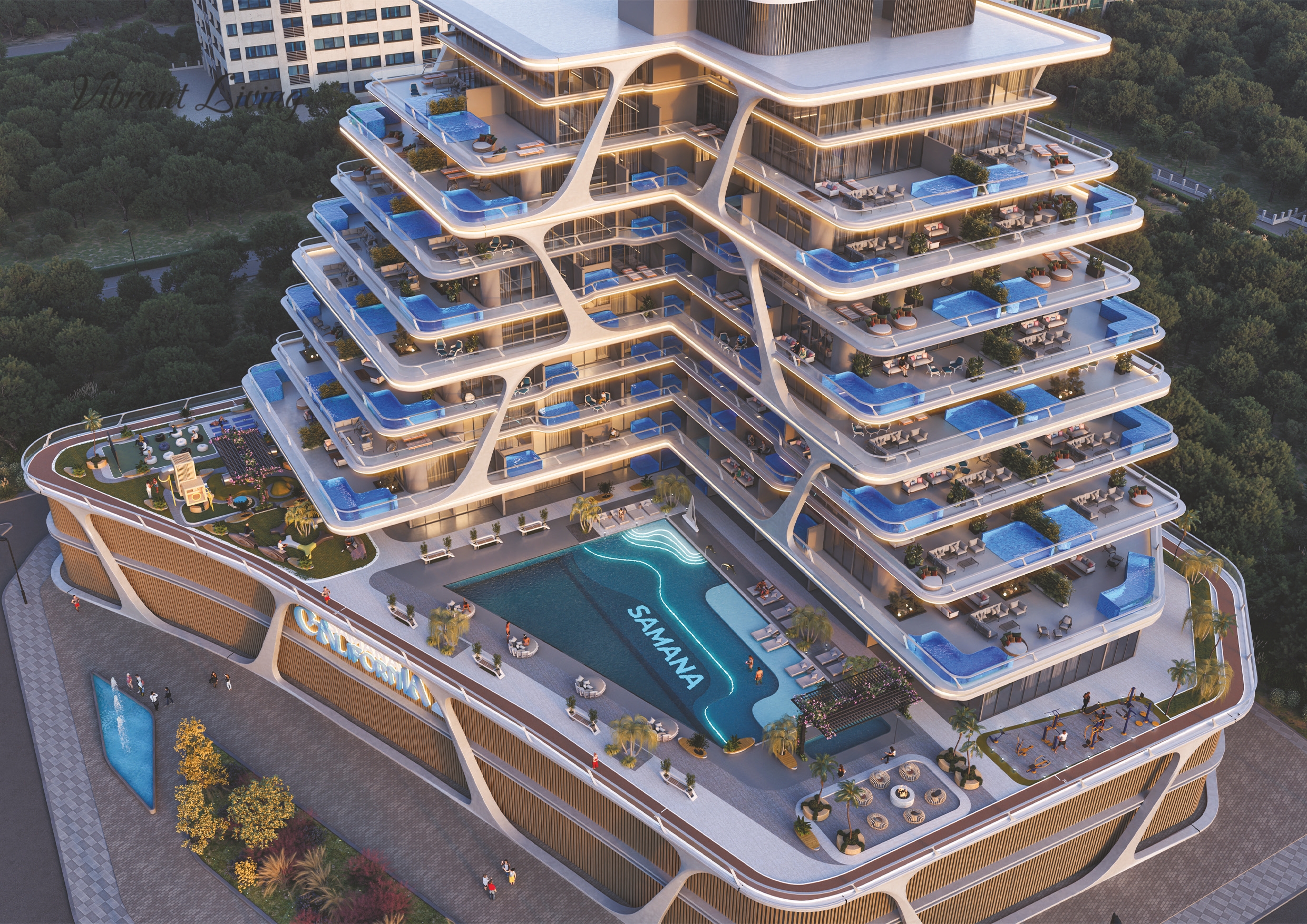 Samana California Phase 2 exterior view