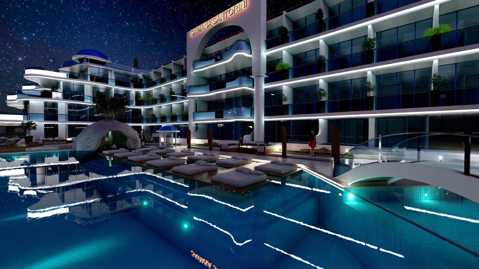 Samana Santorini exterior view