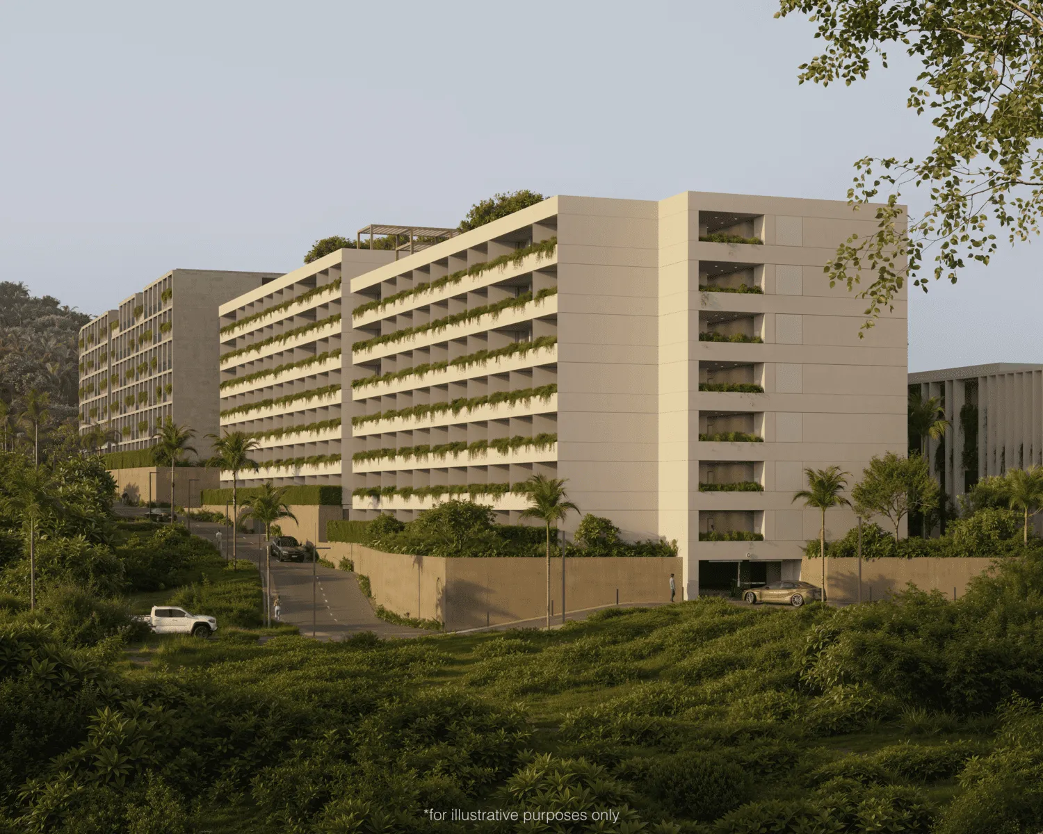 Serene Condo Layan exterior view