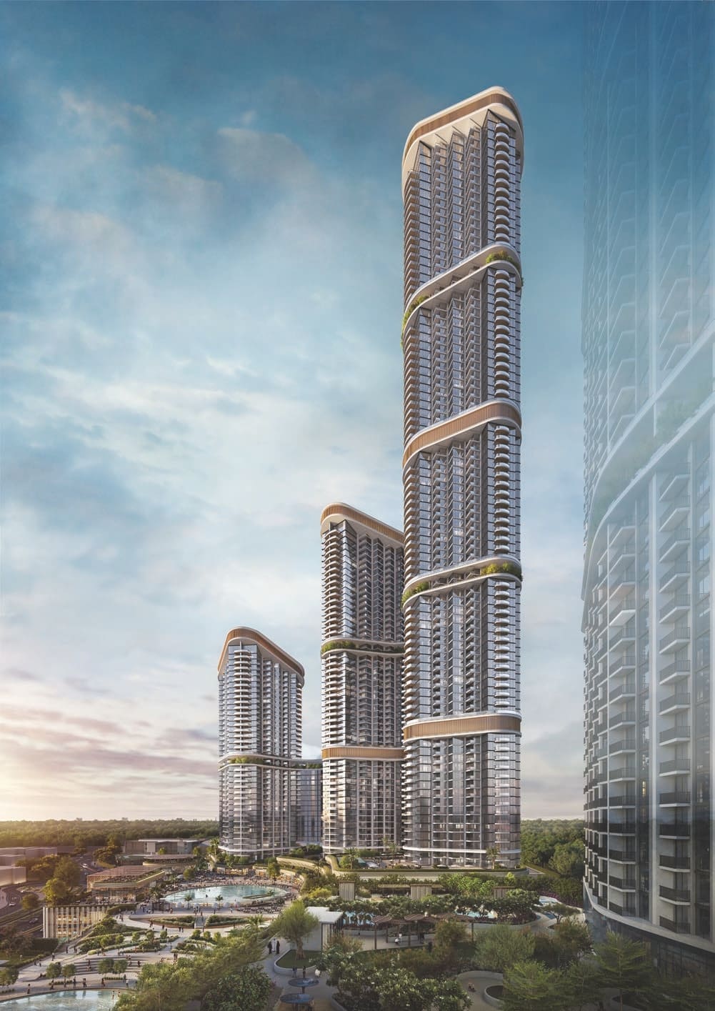 Skyscape exterior view