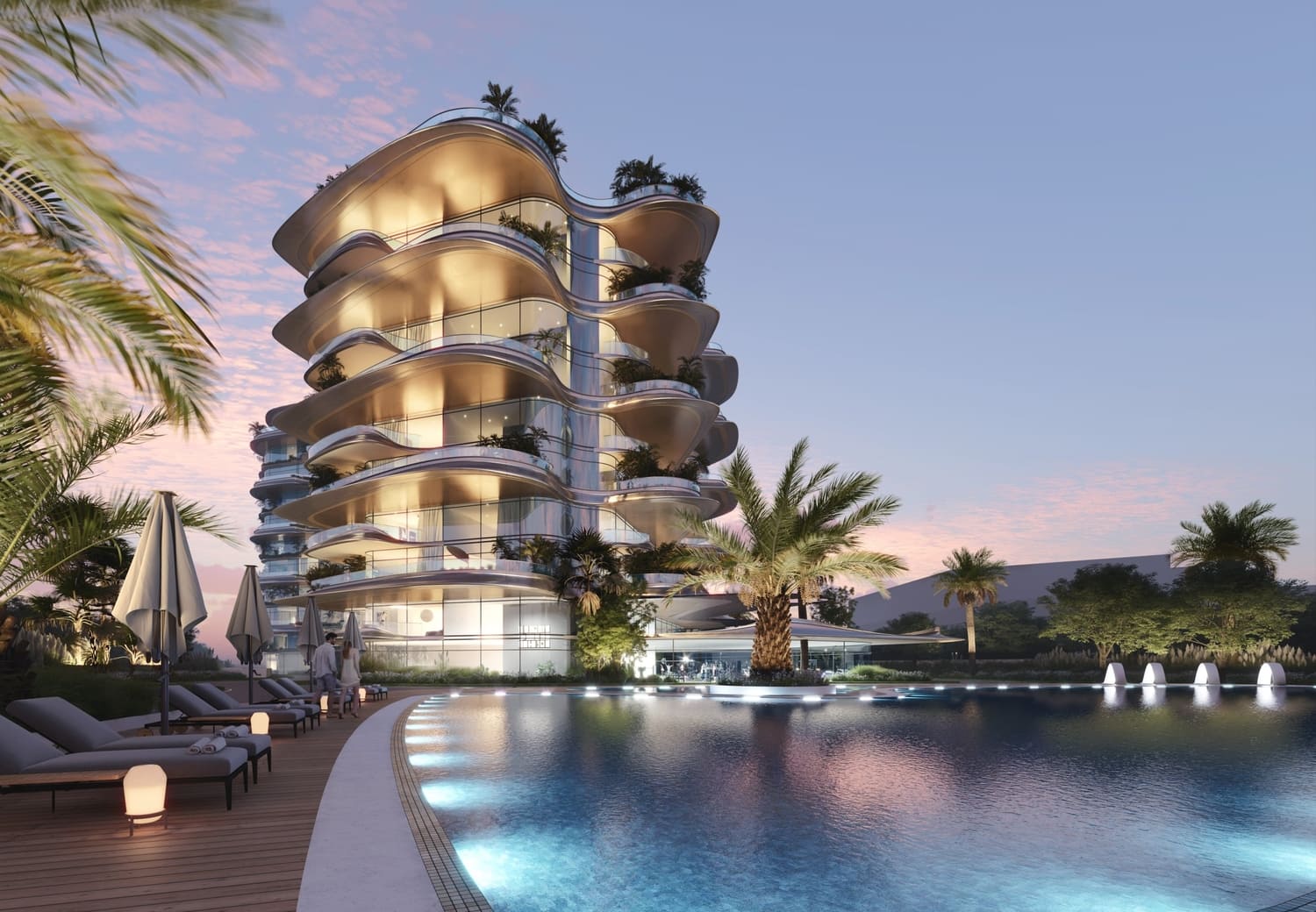 SLS Residences at Palm Jumeriah exterior view