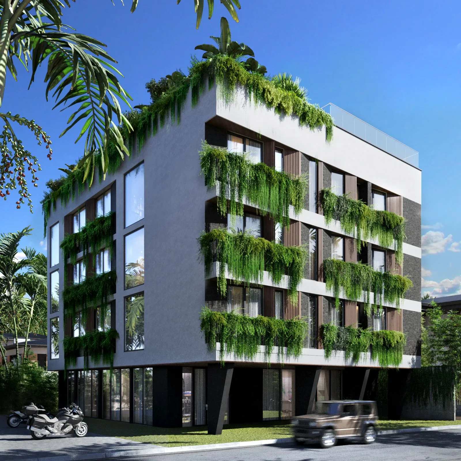 Swoi Berawa Apartments exterior view