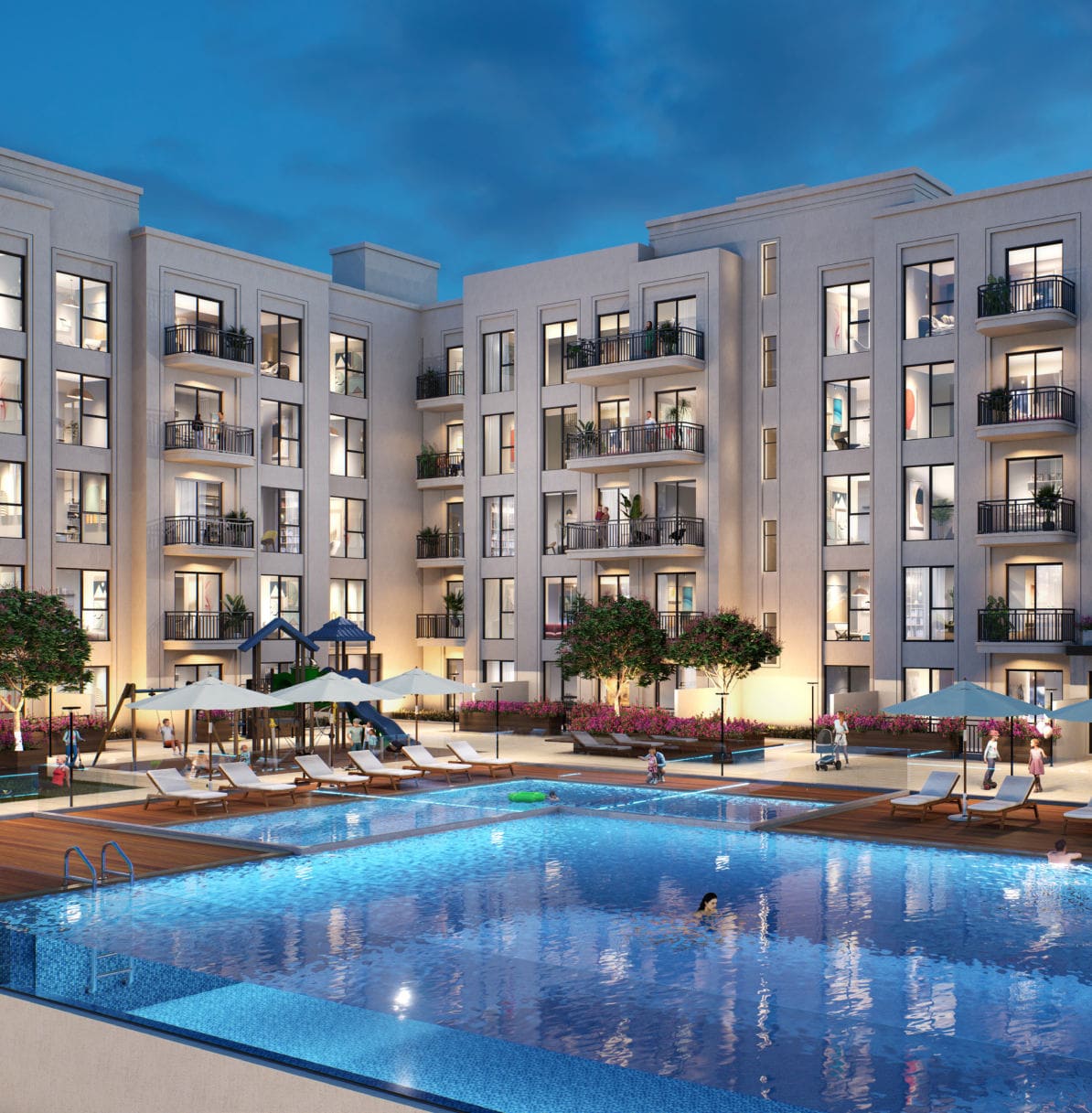 The Diplomat Residences architecture