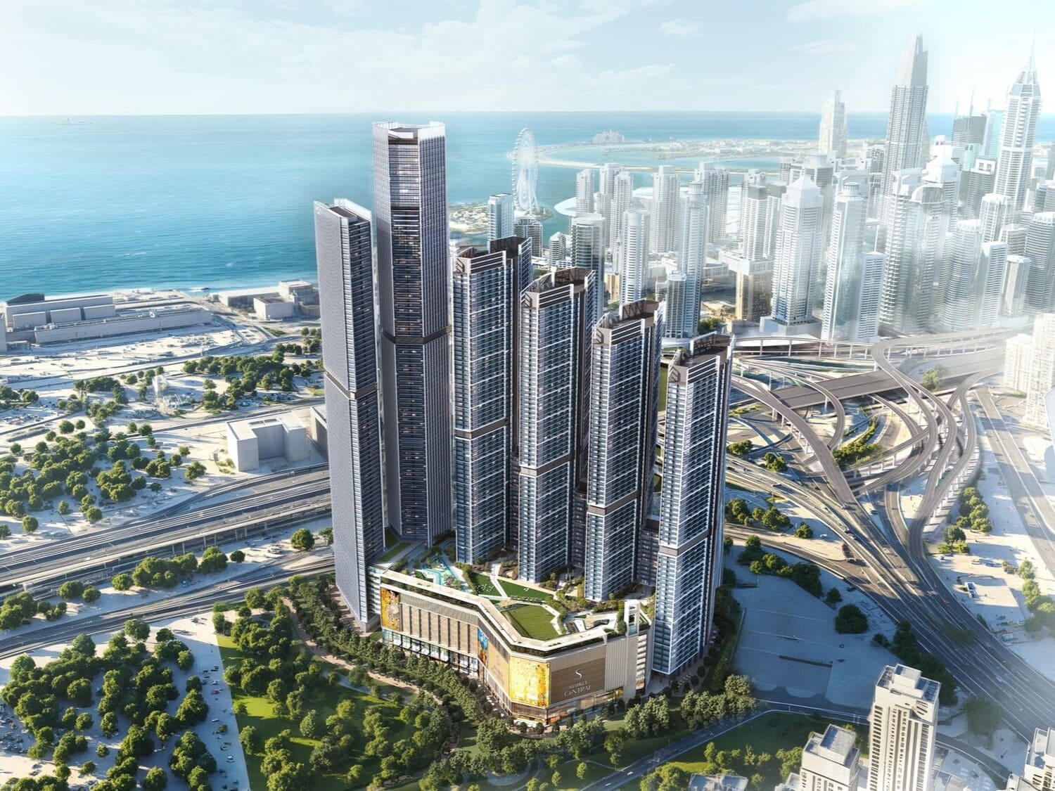 The Eden at Sobha Central exterior view