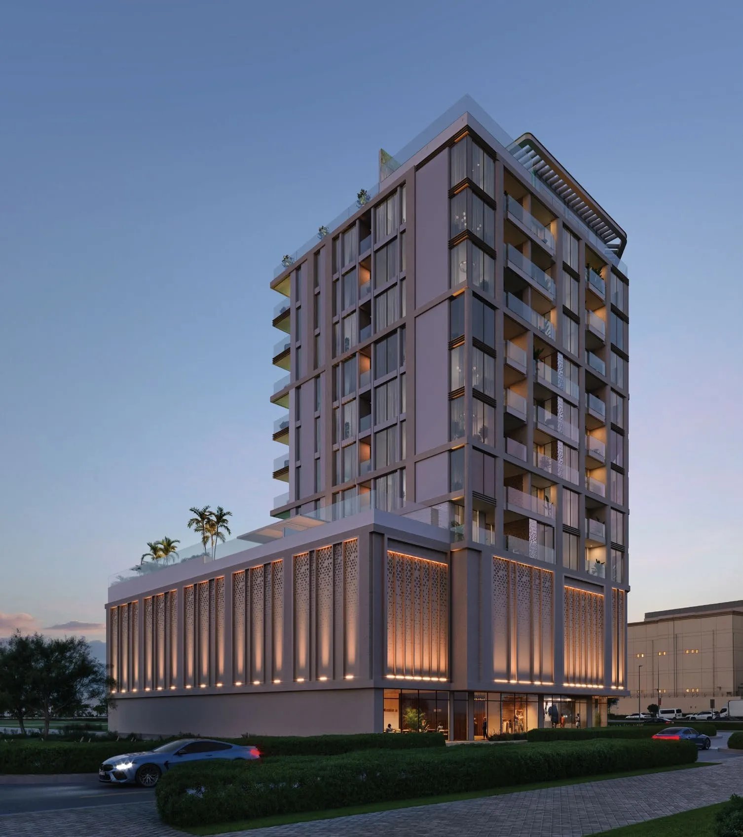 The Elysian exterior view
