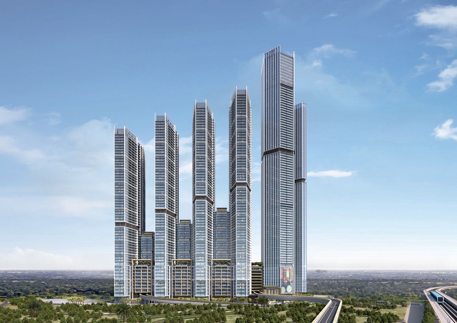 The Serene at Sobha Central architecture