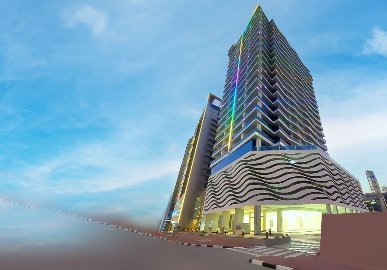 The Waves Business Bay exterior view