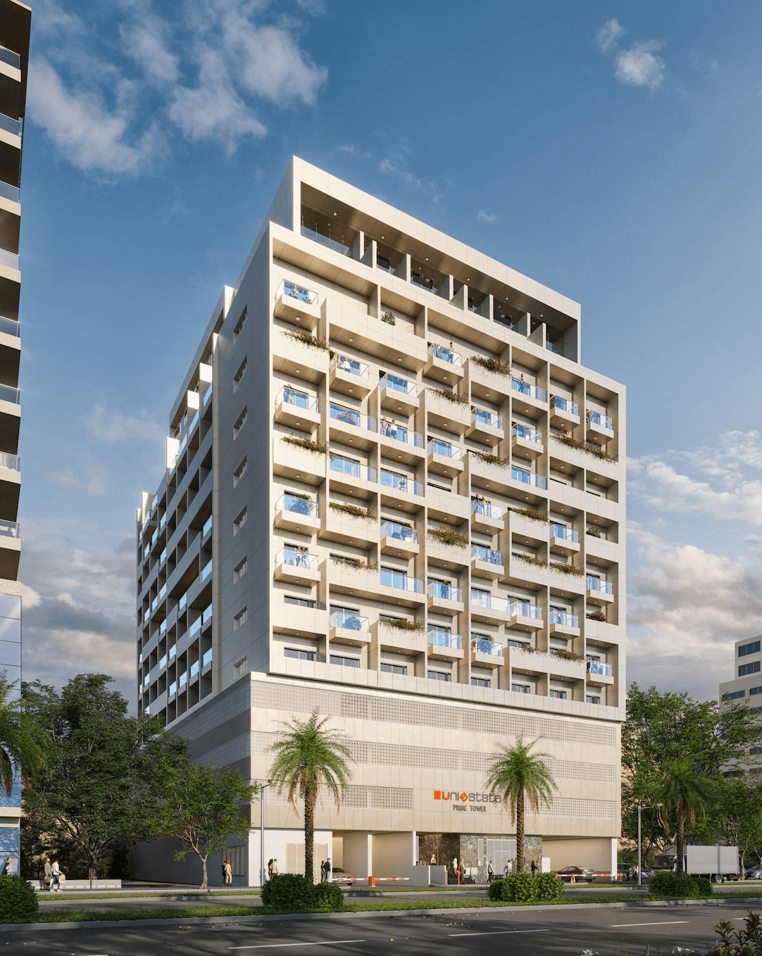 Uniestate Prime Tower exterior view