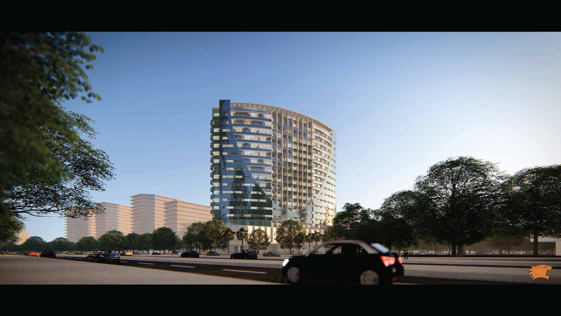 V Tower exterior view