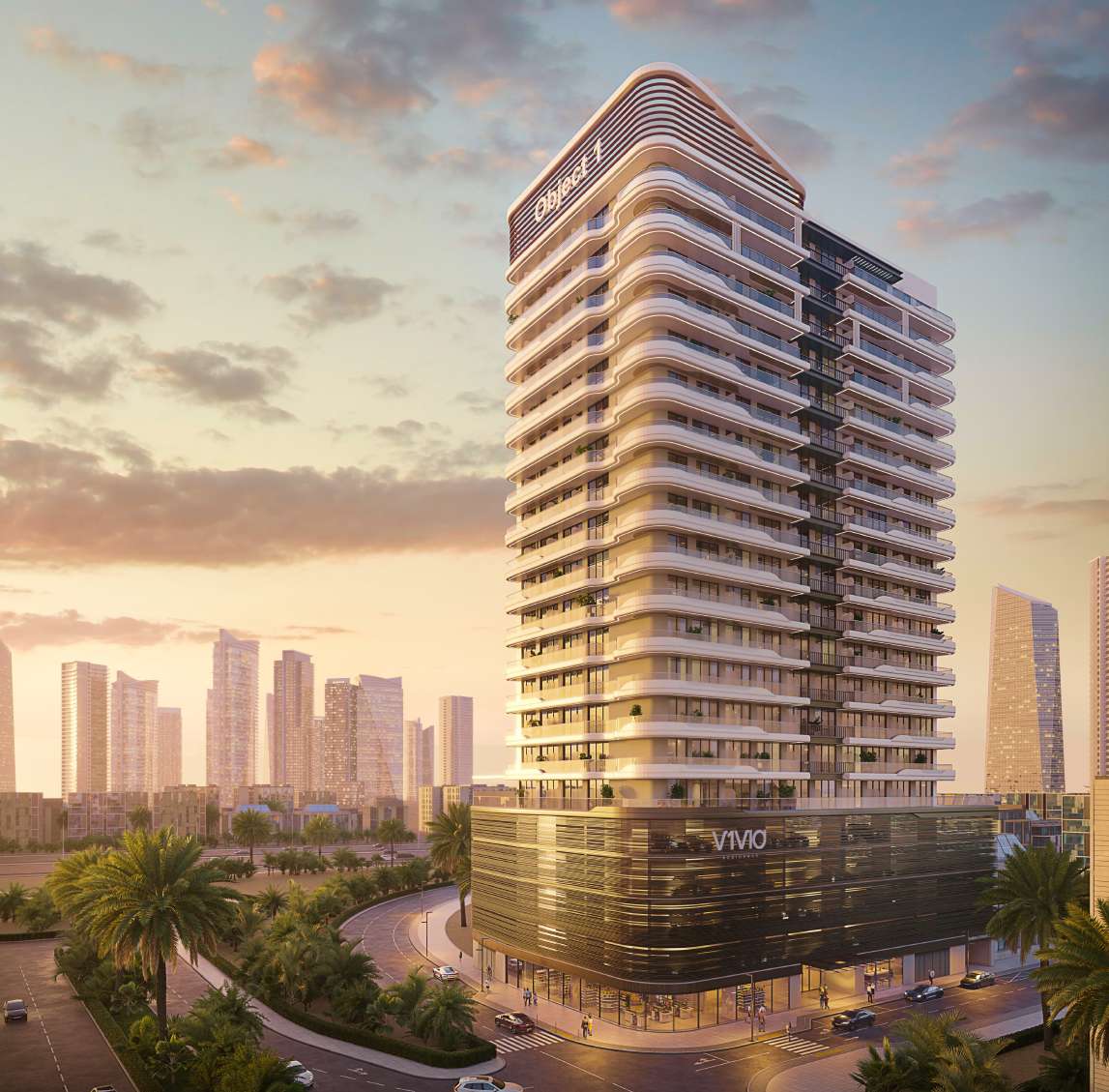 V1VID Tower exterior view