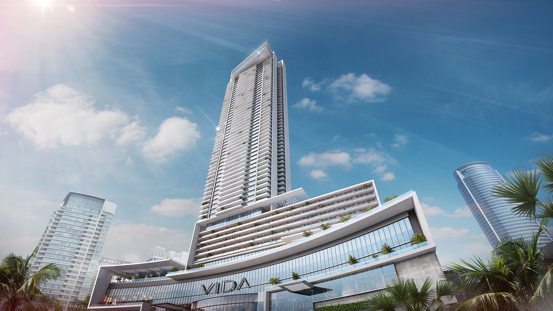 Vida Dubai Marina exterior view