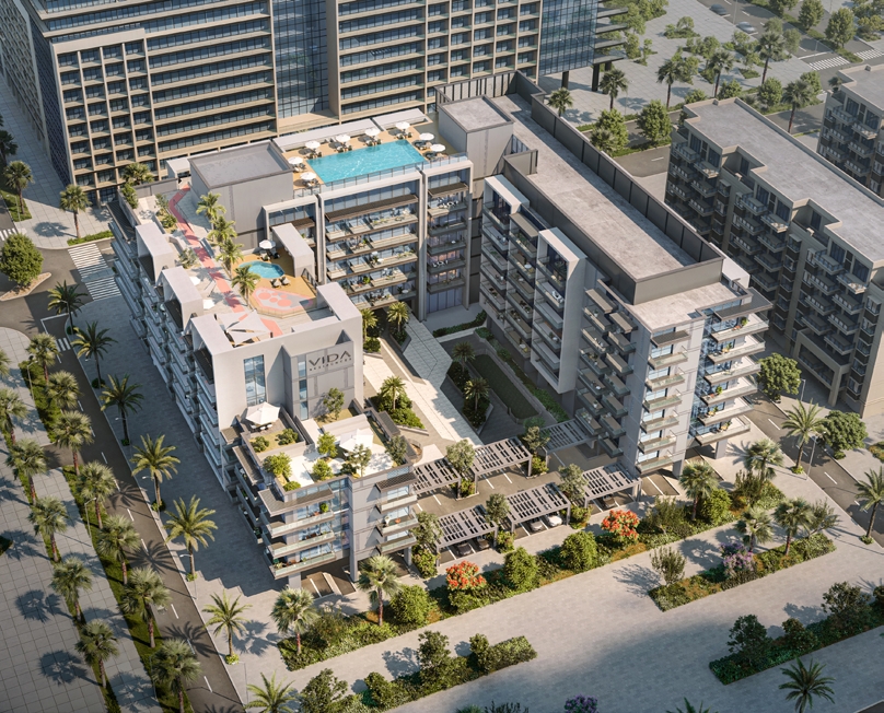Vida Residences Saadiyat Island architecture