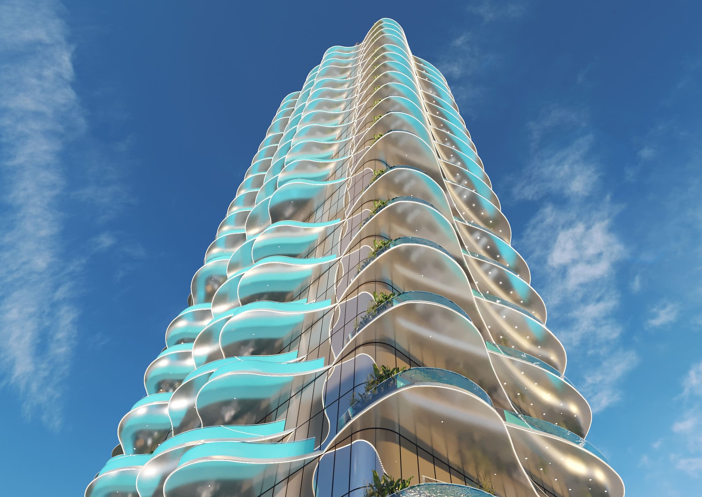 Volga Tower exterior view