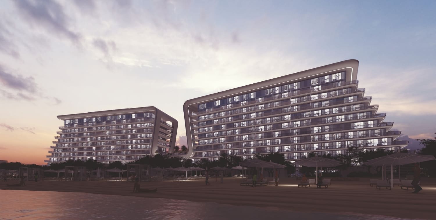 Yas Beach Residence exterior view
