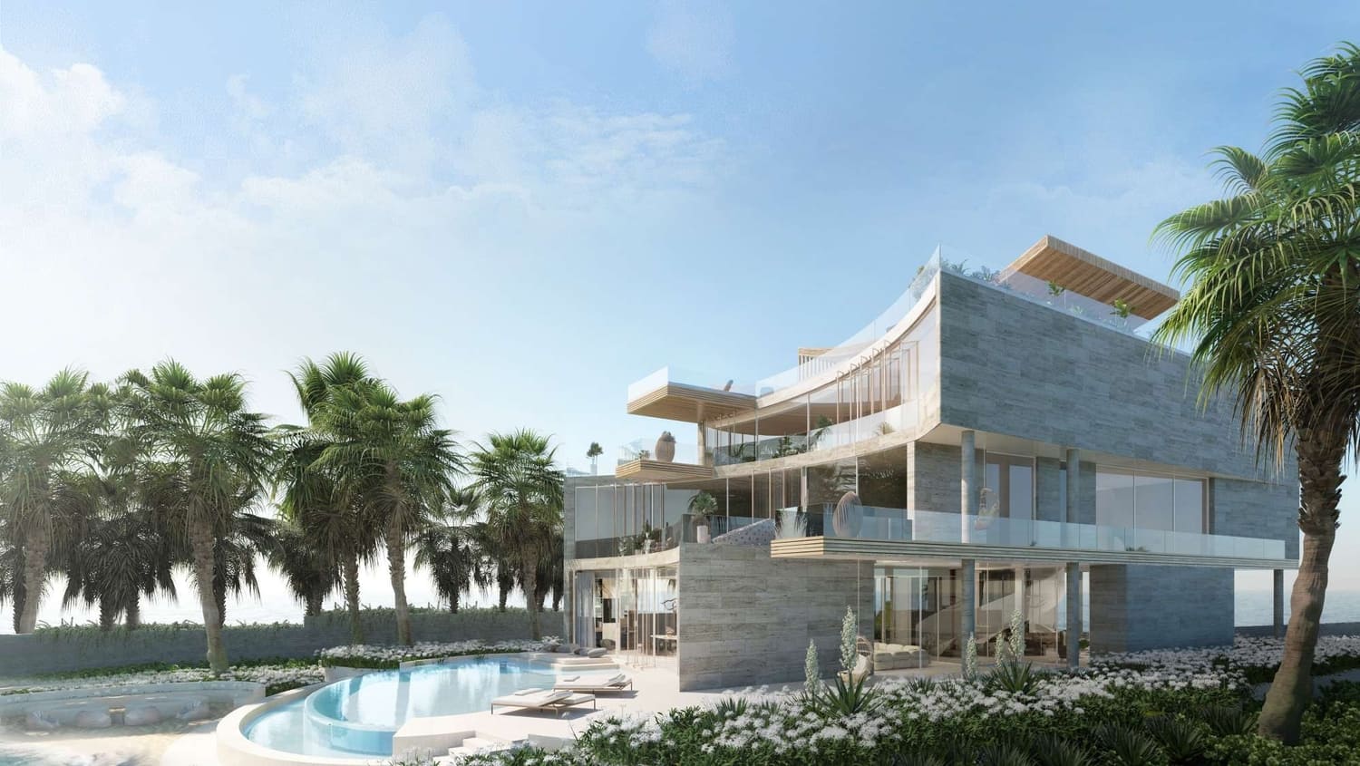 Zuha Island architecture