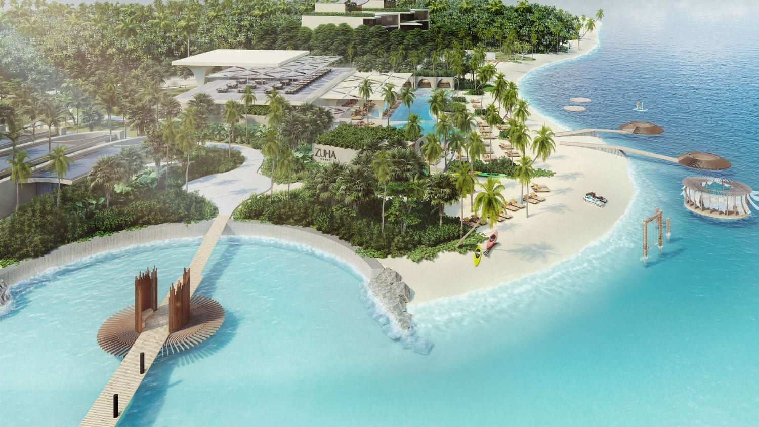 Zuha Island exterior view